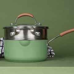 carote麥飯石不粘泡麵小奶鍋(綠色)