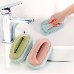 XY素色百潔布廚房浴室清潔海綿刷
