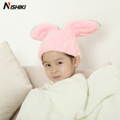 日本NISHIKI超強吸水兒童幹髮帽