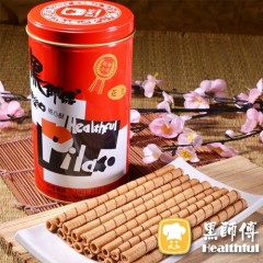 台灣黑師傅巧克力/草莓/牛奶/花生/咖啡捲心酥400g