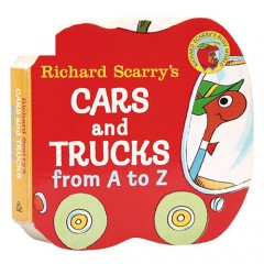 英文原版Richard Scarry Cars and Trucks from A to Z 異形書