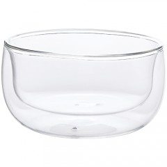 雙層防燙透明玻璃碗