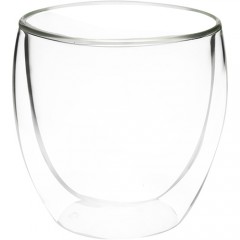 加厚雙層透明玻璃杯