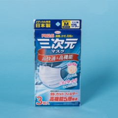 日本kowa三次元PM2.5口罩3片裝