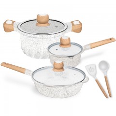 cooklover西式不粘鍋三件套（奶鍋+煎鍋+湯鍋）