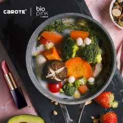 carote麥飯石不粘小奶鍋(粉色)