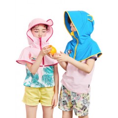 兒童防紫外線防曬+護頸一體帽