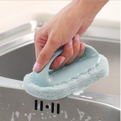 XY素色百潔布廚房浴室清潔海綿刷