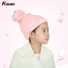 日本NISHIKI超強吸水兒童幹髮帽