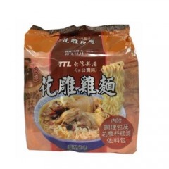 台灣台酒麻油雞/花雕雞麵袋裝(3包*袋)