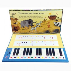 英文原版兒童音樂書Big Keyboard Book 可以彈的鋼琴書