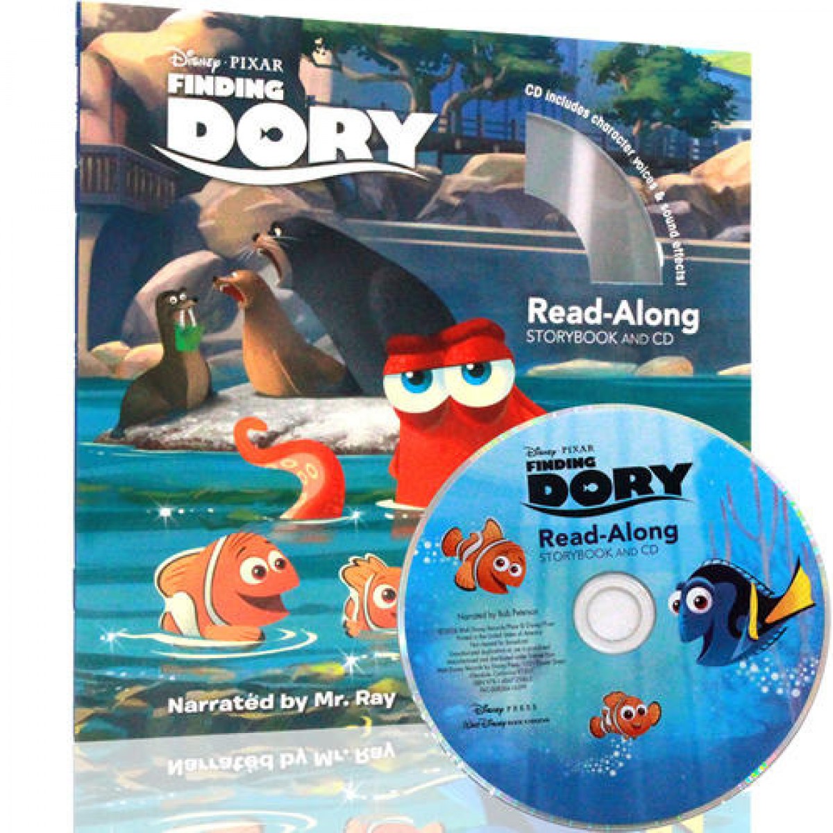 英文原版Finding Dory Read-Along發現小多莉帶CD故事書