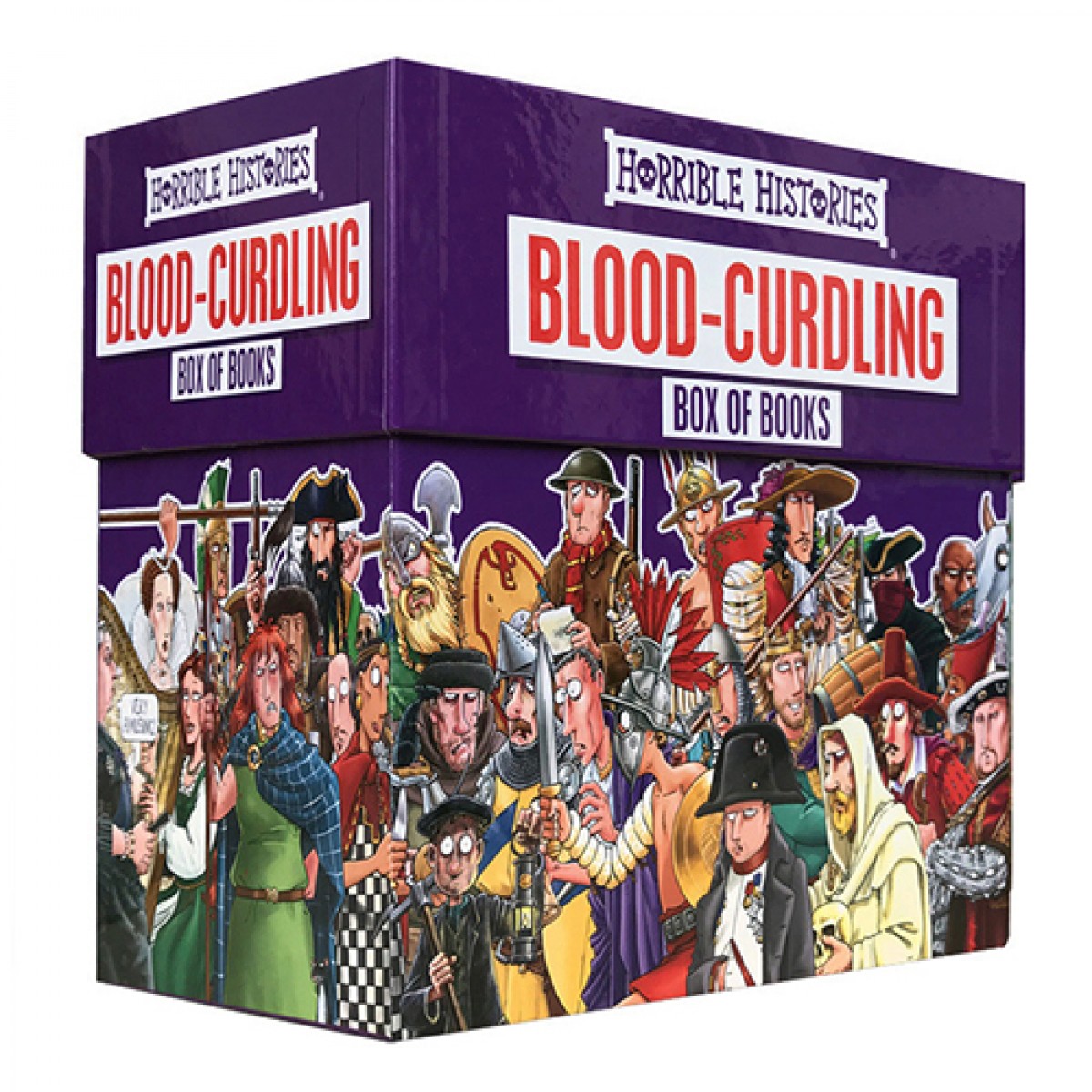 英文原版Horrible Histories Blood-Curdling糟糕的歷史插圖故事書20冊
