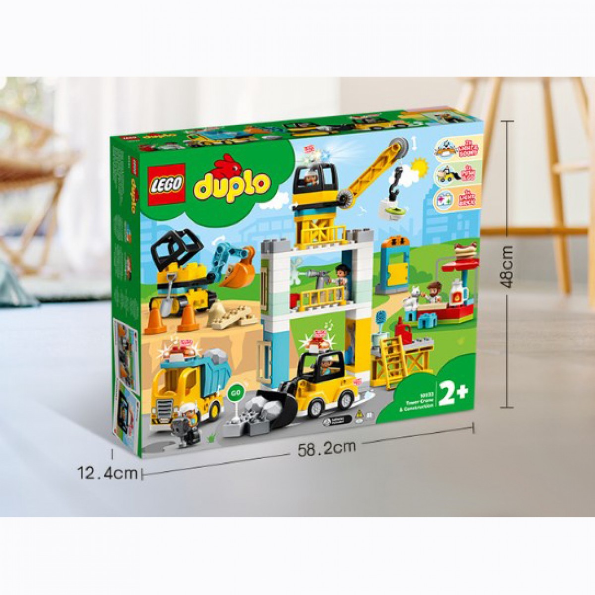 LEGO樂高得寶系列 忙碌的建築基地10933拼插積木玩具