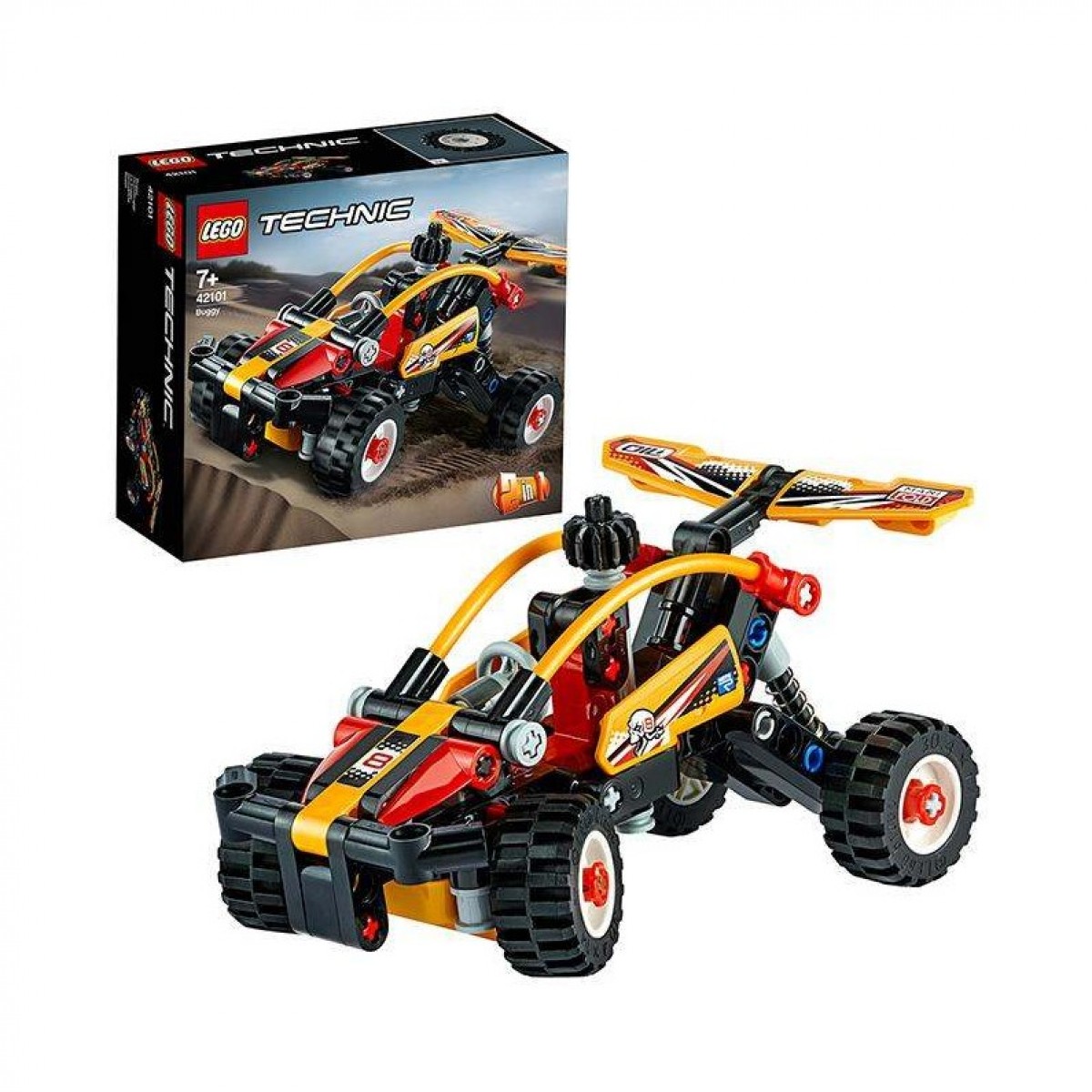 LEGO樂高機械系列 沙灘越野車42101拼插積木玩具