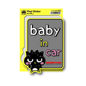 LCS-068 酷企鵝 Baby in car 貼紙