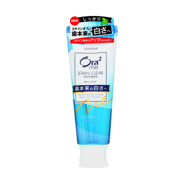 Sunstar 藥用 Ora2 me 凈白無瑕牙膏 天然薄荷 130g