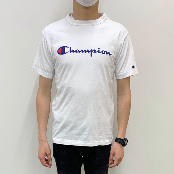 Champion 男裝 短袖T恤 C3-P302 白色 M號