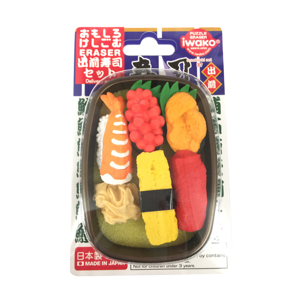 造型橡皮擦 外帶壽司組