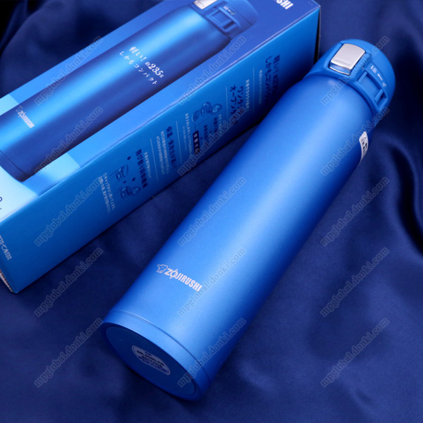 象印 不銹鋼隨身瓶 TUFF 0.6L 霧面藍色