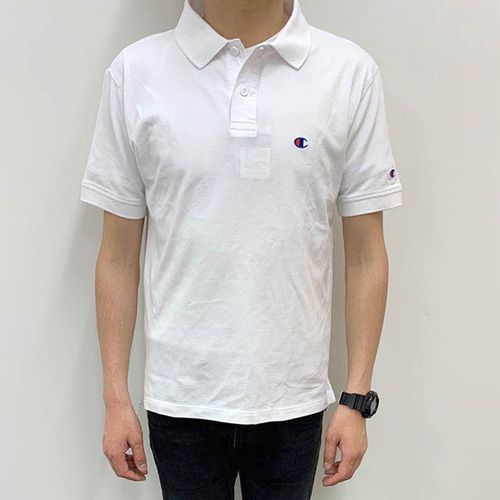 Champion 男裝 Simple 短袖 POLO衫 C3F356 白色 L號