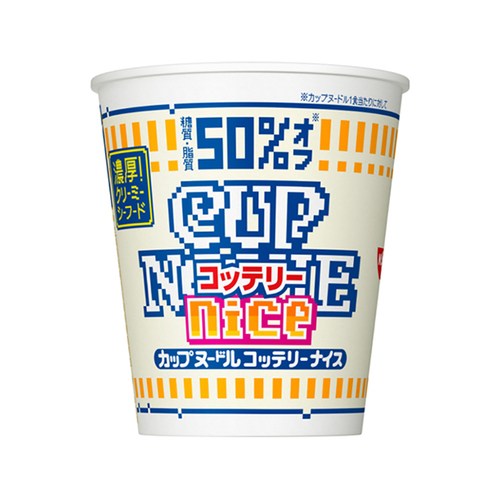 日清 cup noodle nice系列 濃厚奶油海鮮口味 減糖50%