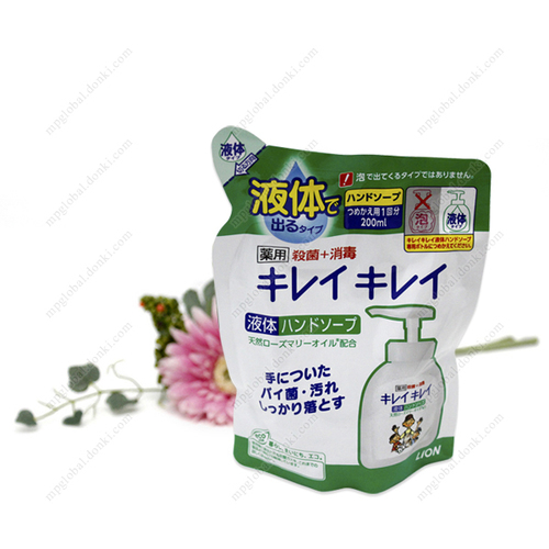 Lion 獅王 kireikirei藥用液體洗手乳 補充包 200ml