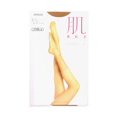 厚木 ATSUGI【肌】褲襪 433裸肌膚色 L-LL1雙 (素材/尼龍纖維, 聚氨酯)