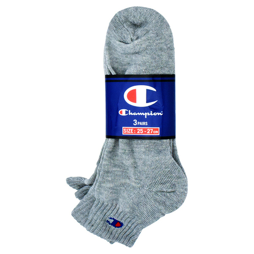 Champion 短襪 3雙 灰色 M (素材/聚酯纖維, 棉, 其它)