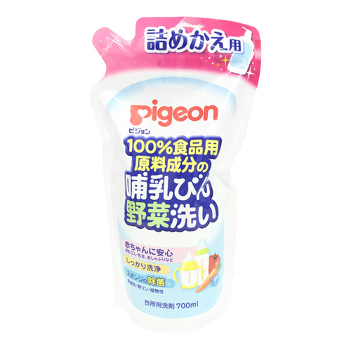 Pigeon 貝親 奶瓶蔬果清潔液 補充包 700ml