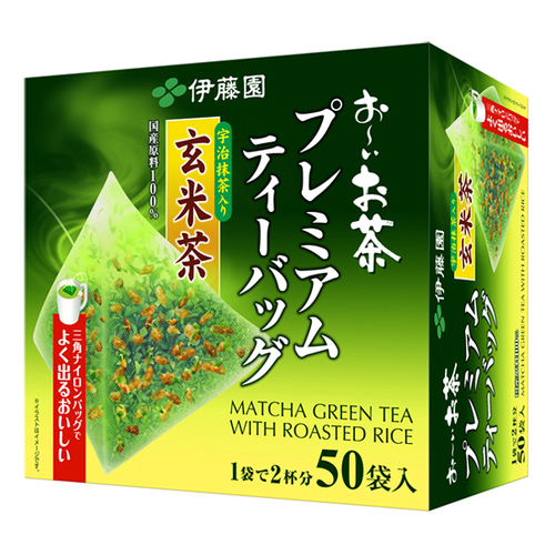 好喝茶系列 高級茶包 玄米茶(添加宇治抹茶) 50個