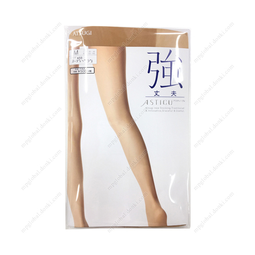 厚木 ASTIGU【強】不易破 絲襪 一般膚色 (M)  1雙 (素材/尼龍纖維, 聚氨酯)