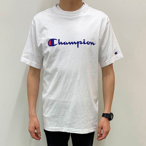 Champion 男裝 短袖T恤 C3-P302 白色 XL號