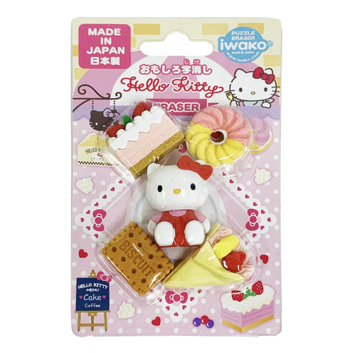 iwako 造型橡皮擦 凱蒂貓 Hello Kitty 甜點