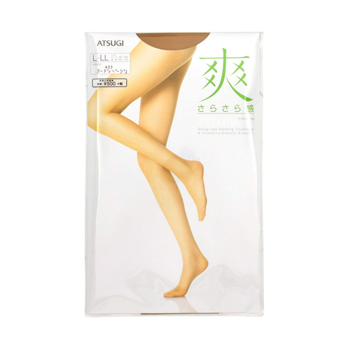 厚木 ATSUGI【爽】褲襪 433裸肌膚色 L-LL 1雙 (素材/尼龍纖維, 聚氨酯)