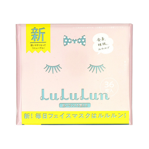 GLIDE ENTERPRISE 面膜 LuLuLun6S 新・粉色款 36片裝