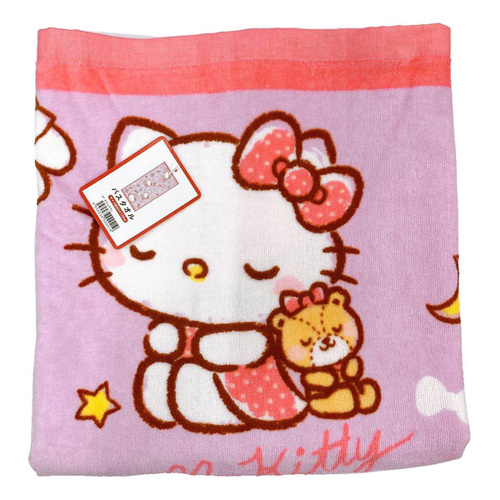 Sanrio 三麗鷗 浴巾(60 x 120cm) 晚安凱蒂貓