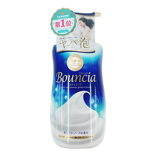 牛乳石堿共進社 牛乳石鹼 Bouncia 牛奶保濕沐浴乳 500ml