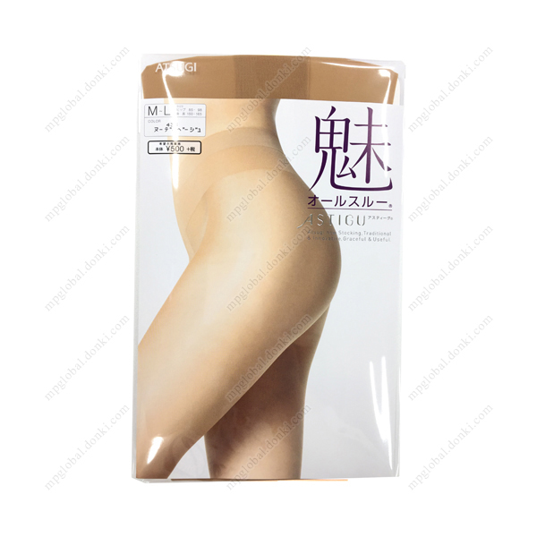 ASTIGU【魅】裸肌感 絲襪 無褲型 一般膚色 (M-L)