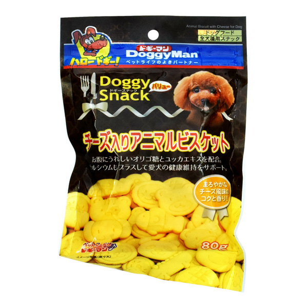 DoggyMan 狗狗零食 起司動物造型餅幹 (全犬種用)