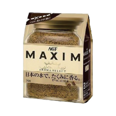 AGF MAXIM 香醇即溶咖啡 補充包(袋) 70g