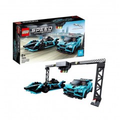 LEGO樂高男孩女孩拼插積木玩具賽車系列 松下捷豹賽車隊76898