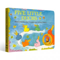 英文原版Five Little Ducks 韻律兒歌謠紙板書2冊