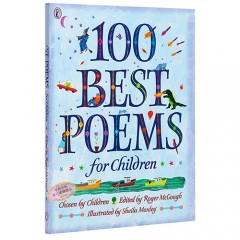 英語原版100 Best Poems for Children給孩子的100首詩當代經典詩歌集