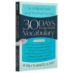 英文原版30 Days to a More Powerful Vocabulary30天掌握更強大的詞匯量