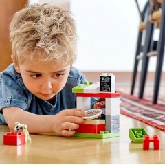 LEGO樂高得寶系列 披薩站10927拼插積木玩具