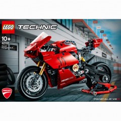 LEGO樂高機械系列 杜卡迪42107拼插積木玩具摩托車模型