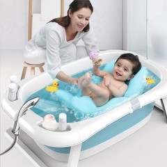 兒童浴盆躺托通用嬰幼兒折疊浴盆