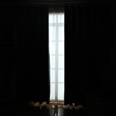 隔熱防曬防紫外線全遮光成品窗簾落地飄窗簾