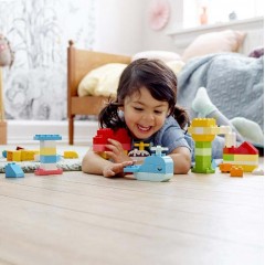 LEGO樂高得寶系列 心形創意積木盒10909拼插積木玩具